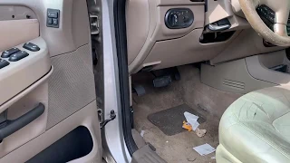 2002-2010 Ford Explorer Fuse Box Location