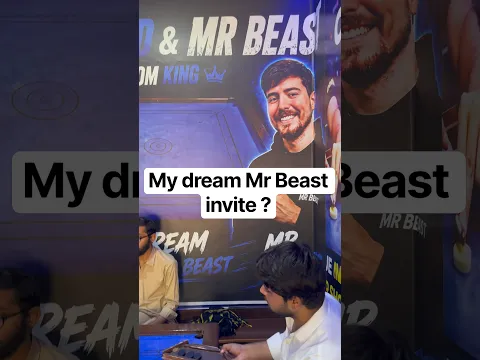 my dream MrBeast invite Carom Board world famous my #mrbeast #carrom #shorts