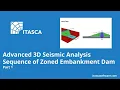 Advanced 3D Seismic Analysis Sequence Part 1 FLAC3D ITASCA Software Academy