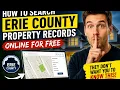 How to search Erie County property records online for free