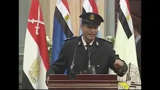 شاهد عقيد دكتور مصطفى محمود يلقي كلمة عن خير اجناد الأرض امام رئيس الجمهورية عبدالفتاح السيسي   دندنها