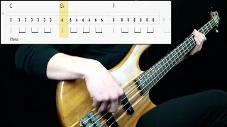 The B-52 s - Love Shack Bass Cover Play Along Tabs In