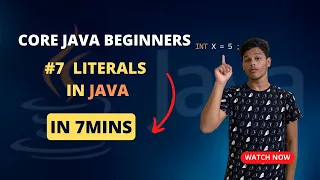 Literals in Java Java tutorial for Beginners Core Java Tutorials Tamil