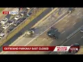 Major delays after crash on Parkway East near Squirrel Hill Tunnel