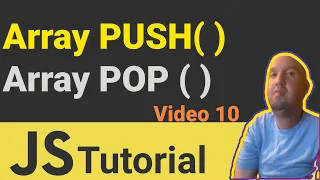 JavaScript Arrays how to push and pop data