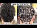 Learn how to Starter Locs on 4b-4c Hair