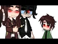 Muzan and Yoriichi takes care of little Tanjiro and Haruka Demon Slayer AU rushed
