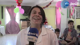 تهاني نزلاء دار المسنين والطفولة المسعفة بمناسبة عيد الفطر 