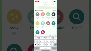 Shiny Unown From A Raid 