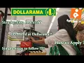How to apply for Dollarama 2025 Appy here Step by Step Process Simple step to follow Jobs Canada