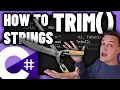 C Trim Method - Removing unwanted characters