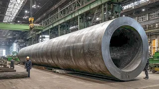 Largest Heavy Steel Yield Under Thousands Tons of Hydraulic Force - Extreme Metalworking Compilation