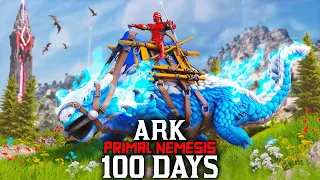 I Spent 100 Days in Ark Primal Nemesis... Here's What Happened