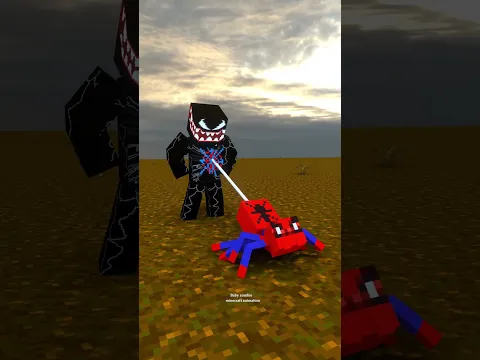 Venom Mikey and Kaiju no 8 JJ ☠️  #minecraftanimation