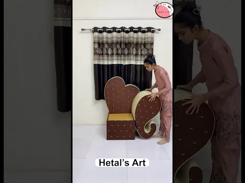 Cardboard sofa making