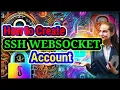 How to Create SSH WEBSOCKET account