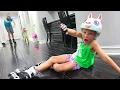 Madison s Rollerblading Wipeout and Kasi s First Time on a Fat Tire Electric Bike