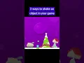 How To Shake An Object In Your Game - GDevelop