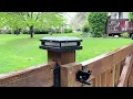 Solar Post Cap Lights for Decks Fences Easy Install Dual Color Waterproof Outdoor Lighting