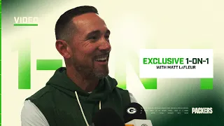 Matt LaFleur 1-on-1 I think my parents wanted a tie tonight