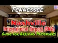 Nashville International Airport BNA - Guide for Arriving Passengers to Nashville Tennessee