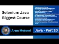 Java - Part 10 Selenium Java Biggest Course