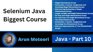 Java - Part 10 Selenium Java Biggest Course