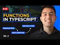 TypeScript Function Mastery Understanding Invocation Declaration and Return Types in Hindi