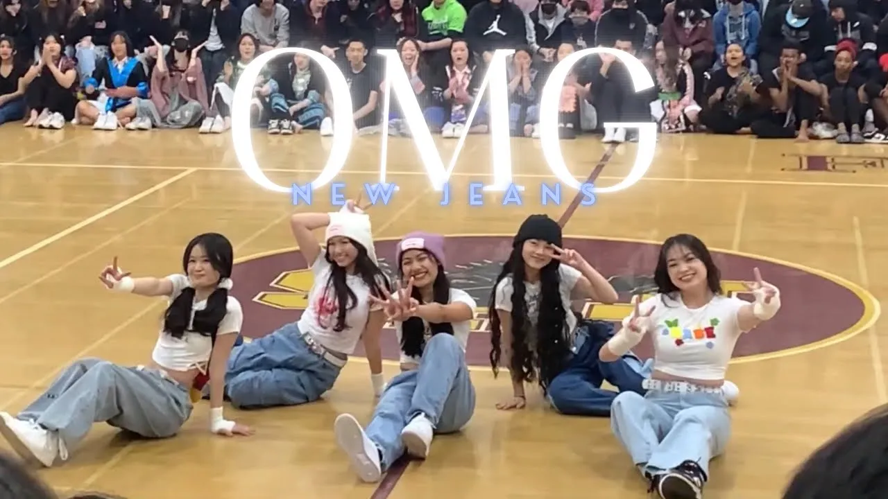 NEW JEANS ‘OMG’ [K-POP DANCE COVER IN PUBLIC/ HIGH SCHOOL MULTICULTURAL RALLY] By AURA
