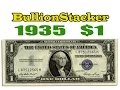 REVIEW 1935 1 Dollar Bill Silver Note