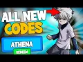 ALL HUNTER X ATHENA CODES May 2022 ROBLOX Codes