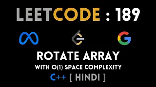 LeetCode 189 Rotate Array C Abhishek Khare