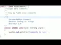 Comments in Java Java Basics 24 Java in Telugu