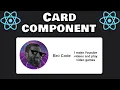 React CARD components