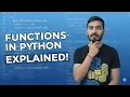 21 Master Python Functions in 39 Minutes Step-by-Step Tutorial