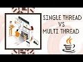 Java Tutorials Single Thread Vs Multi Thread