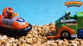 Paw Patrol Toy Learning Video for Kids - Adventure Bay Rescue Mission: Missing Cats \u0026 Everest!