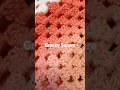 Red Heart Ombre Yarn Crochet Blanket