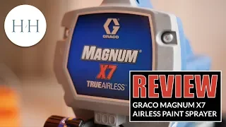 Graco Magnum X7 Airless Paint Sprayer Review and priming a whole home
