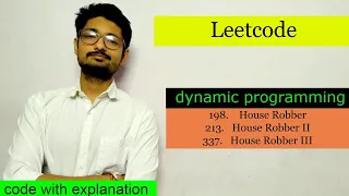 House robber I II III Leetcode dynamic programming c solution