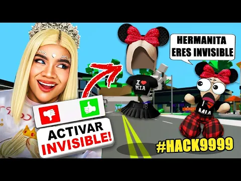 PROBÉ HACKS en BROOKHAVEN con MI HERMANITO ??(ROBLOX)