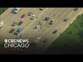 Semi crash scatters pipes on I-88 westbound damages cars