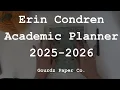 Erin Condren Academic Planner 2025-2026 Overview Community College Student s Take