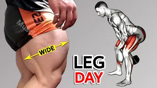 Full Leg Workout | Quads, Hamstrings, Thighs & Glutes | Maniac Muscle