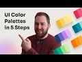 How I make UI color palettes
