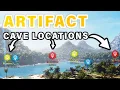 All Artifact Cave Locations in ASA Ark Survival Ascended