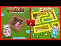 ATUN \u0026 MOMON ADU BASE TERKUAT !!  BASE MISKIN VS BASE KAYA !! Feat @sapipurba Minecraft