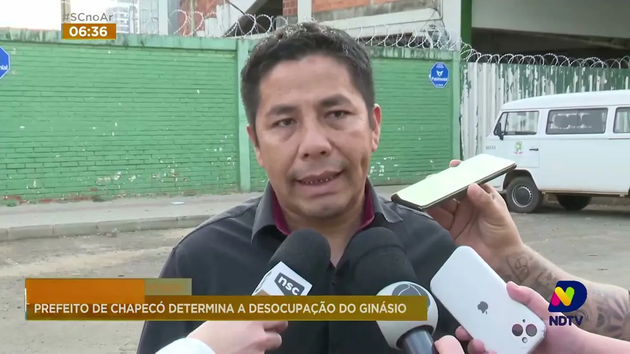 Prefeito de Chapecó dá prazo para indígenas da Aldeia Kondá desocupem ginásio