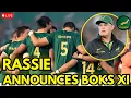 Springboks Team vAll Blacks Rassie Erasmus Bold Selection Bench Calls Revealed