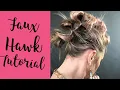Faux Hawk Hair Tutorial